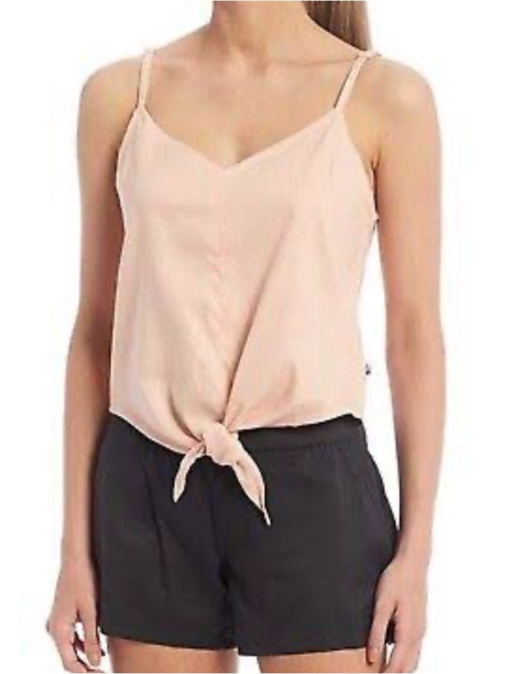NWT The North Face hillrose Tie-Front Camisole tank in evening sand pink